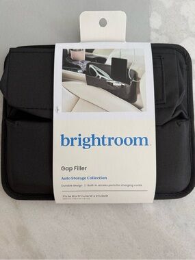 brightroom Black Auto Gap Filler Car Storage Organizer